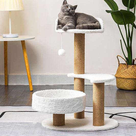 Professional Cat Scratching Post with Hemp Rope - Climber and Replacement for Cat Tree